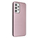 Samsung Galaxy A23 5G Carbon Fiber Texture Horizontal Flip PU Phone Case - Pink