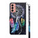 Samsung Galaxy M13 4G / A23 / M23 5G 3D Painted Leather Phone Case - Colorful Dreamcatcher