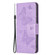 Samsung Galaxy A23 5G Two Butterflies Embossing Leather Phone Case - Purple