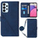 Samsung Galaxy A23 5G Crossbody 3D Embossed Flip Leather Phone Case - Blue