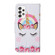 Samsung Galaxy A23 5G Colored Drawing Pattern Flip Leather Case - Crown Unicorn