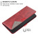 Samsung Galaxy A23 5G Prismatic Invisible Magnetic Leather Phone Case - Red