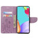 Samsung Galaxy A23 5G Butterfly Flower Pattern Flip Leather Phone Case - Light Purple