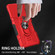 Samsung Galaxy A23 5G / 4G Ring Holder Armor Hybrid Phone Case - Red