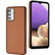 Samsung Galaxy A23 4G / F23 5G / M23 5G Leather Texture Full Coverage Phone Case - Brown