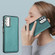 Samsung Galaxy A23 4G / F23 5G / M23 5G Leather Texture Full Coverage Phone Case - Green