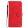 Samsung Galaxy A23 5G Flower Embossing Pattern Leather Phone Case - Red