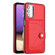 Samsung Galaxy A23 4G / F23 5G / M23 5G Shockproof Leather Phone Case with Card Holder - Red