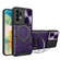 Samsung Galaxy A23 5G CD Texture Sliding Camshield Magnetic Holder Phone Case - Purple
