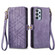 Samsung Galaxy A23 5G Geometric Zipper Wallet Side Buckle Leather Phone Case - Purple