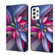 Samsung Galaxy A23 5G Crystal 3D Shockproof Protective Leather Phone Case - Colorful Flower