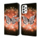 Samsung Galaxy A23 5G Crystal 3D Shockproof Protective Leather Phone Case - Crystal Butterfly
