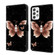 Samsung Galaxy A23 5G Crystal 3D Shockproof Protective Leather Phone Case - Pink Diamond Butterfly