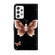 Samsung Galaxy A23 5G Crystal 3D Shockproof Protective Leather Phone Case - Pink Diamond Butterfly