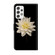 Samsung Galaxy A23 5G Crystal 3D Shockproof Protective Leather Phone Case - White Flower