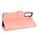 Samsung Galaxy S22 5G Litchi Texture Zipper Leather Phone Case - Pink