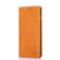 Samsung Galaxy S22 Cow Texture Magnetic Horizontal Flip Leather Phone Case - Light Brown