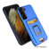 Samsung Galaxy S22 5G Card Shield Magnetic Holder Phone Case - Royal Blue