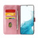 Samsung Galaxy S22 5G Calf Texture Buckle Flip Leather Phone Case - Rose Gold Samsung Galaxy S22 5G Calf Texture Buckle Flip Leather Phone Case - Rose Gold