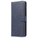 Samsung Galaxy A73 5G Calf Texture Buckle Flip Leather Phone Case - Blue