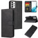 Samsung Galaxy A73 5G Calf Texture Buckle Flip Leather Phone Case - Black