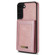 Samsung Galaxy S22 5G N.Bekus Vertical Flip Card Slot RFID Phone Case - Rose Gold