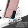 Samsung Galaxy S22 5G N.Bekus Vertical Flip Card Slot RFID Phone Case - Rose Gold