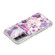 Samsung Galaxy S22 5G Electroplated Marble Pattern TPU Phone Case - Purple Flower