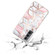Samsung Galaxy S22 5G Electroplated Marble Pattern TPU Phone Case - White Gravel Pink