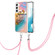 Samsung Galaxy S22 5G Electroplating IMD TPU Phone Case with Lanyard - Dream Butterfly