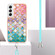 Samsung Galaxy S22 5G Electroplating IMD TPU Phone Case with Lanyard - Colorful Scales