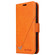 Samsung Galaxy S22 5G GQUTROBE Right Angle Leather Phone Case - Orange