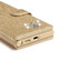 Samsung Galaxy S22 5G Glitter Powder Love Leather Phone Case - Gold