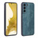Samsung Galaxy S22 5G AZNS 3D Embossed Skin Feel Phone Case - Dark Green
