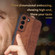 Samsung Galaxy S22 5G AZNS 3D Embossed Skin Feel Phone Case - Dark Green