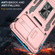Samsung Galaxy S22 5G Armor PC + TPU Camera Shield Phone Case - Rose Gold