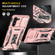 Samsung Galaxy S22 5G Armor PC + TPU Camera Shield Phone Case - Rose Gold