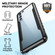 Samsung Galaxy S22 5G iPAKY Thunder Series Aluminum Frame + TPU Bumper + Clear PC Shockproof Phone Case - Black