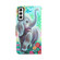 Samsung Galaxy S22 5G Colored Drawing Leather Phone Case - Elephant