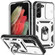 Samsung Galaxy S22 5G Sliding Camera Cover TPU + PC Phone Case - White+Black