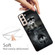 Samsung Galaxy S22 5G Colored Drawing Pattern High Transparent TPU Phone Protective Case - Reflected Wolf