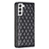 Samsung Galaxy S22 5G Diamond Lattice Magnetic Leather Flip Phone Case - Black Samsung Galaxy S22 5G Diamond Lattice Magnetic Leather Flip Phone Case - Black