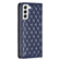 Samsung Galaxy S22 5G Diamond Lattice Magnetic Leather Flip Phone Case - Blue Samsung Galaxy S22 5G Diamond Lattice Magnetic Leather Flip Phone Case - Blue