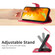 Samsung Galaxy S22 5G Skin Feel Sun Flower Pattern Flip Leather Phone Case with Lanyard - Rose Red