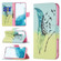 Samsung Galaxy S22 5G Colored Drawing Pattern Horizontal Flip Phone Leather Case with Holder & Card Slots & Wallet - Feather