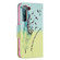 Samsung Galaxy S22 5G Colored Drawing Pattern Horizontal Flip Phone Leather Case with Holder & Card Slots & Wallet - Feather