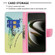 Samsung Galaxy S22 5G Colored Drawing Pattern Horizontal Flip Phone Leather Case with Holder & Card Slots & Wallet - Feather