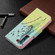 Samsung Galaxy S22 5G Colored Drawing Pattern Horizontal Flip Phone Leather Case with Holder & Card Slots & Wallet - Feather