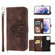Samsung Galaxy S22 5G Skin-feel Flowers Embossed Wallet Leather Phone Case - Brown Samsung Galaxy S22 5G Skin-feel Flowers Embossed Wallet Leather Phone Case - Brown