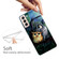 Samsung Galaxy S22 5G Colored Drawing Pattern High Transparent TPU Phone Protective Case - Owl